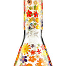 10" Floral Garden Beaker Bong Series – 4mm Thick Glass Glass Bong Super Supplys Inc