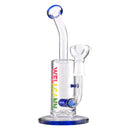 Wellcann | 9" InclineFlow Glass Rig Glass Bong Super Supplys Inc Blue