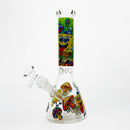 10" Glass Beaker Bong with SB Design [FT06]