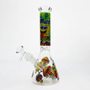 10" Glass Beaker Bong with SB Design [FT06]