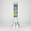 14" 7mm RM Glass Bong – Heavy Duty Beaker Water Pipe [FTLL06] Glass Bong LEHIGH WHOLESALE Scientist