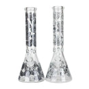 14" 7mm Thick Glass Water Bong – Glow in the Dark Beaker Bong Glass Bong LEHIGH WHOLESALE