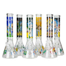 14" 7mm RM Glass Bong – Heavy Duty Beaker Water Pipe [FTLL06] Glass Bong LEHIGH WHOLESALE