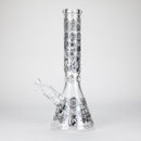 14" 7mm Thick Glass Water Bong – Glow in the Dark Beaker Bong Glass Bong LEHIGH WHOLESALE