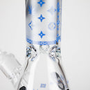 14" 7mm Gorilla Designs Glow In The Dark Beaker Bong – In the Box [FT1892ATS] Glass Bong LEHIGH WHOLESALE