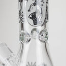 14" 7mm Thick Glass Water Bong – Glow in the Dark Beaker Bong Glass Bong LEHIGH WHOLESALE