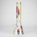 14" 7mm Gorilla Designs Glow In The Dark Beaker Bong – In the Box [FT1892ATS] Glass Bong LEHIGH WHOLESALE Yellow
