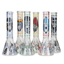 14" 7mm Gorilla Designs Glow In The Dark Beaker Bong – In the Box [FT1892ATS] Glass Bong LEHIGH WHOLESALE