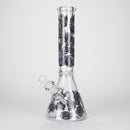 14" 7mm Thick Glass Water Bong – Glow in the Dark Beaker Bong Glass Bong LEHIGH WHOLESALE FT1885ATS