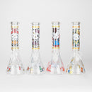 10" Wild Kitty Design Glass Beaker Bong Glass Bong 777 Smoke