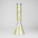 14" Beehive Design 7mm Thick Heavy Duty Glass Beaker Bong Glass Bong 777 Smoke
