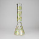 14" Beehive Design 7mm Thick Heavy Duty Glass Beaker Bong Glass Bong 777 Smoke