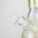 14" Beehive Design 7mm Thick Heavy Duty Glass Beaker Bong Glass Bong 777 Smoke