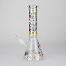 10" Wild Kitty Design Glass Beaker Bong Glass Bong 777 Smoke