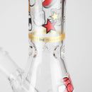 10" Wild Kitty Design Glass Beaker Bong Glass Bong 777 Smoke