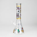 10" Wild Kitty Design Glass Beaker Bong Glass Bong 777 Smoke Design2