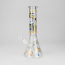 10" Wild Kitty Design Glass Beaker Bong Glass Bong 777 Smoke Design4