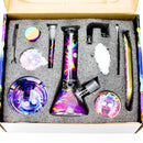 10-in-1 Smoke Set Complete Smoking Kit with 8" Glass Bong Glass Bong 777 Smoke RM