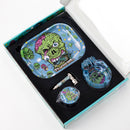 4-in-1 Metal Pipe Smoke Set Complete Kit Bundle 777 Smoke Zombies