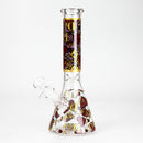 10" Fashion Design Glass Beaker Bong Glass Bong 777 Smoke Design2