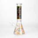 10" Fashion Design Glass Beaker Bong Glass Bong 777 Smoke Design4