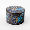 2.5" Mystical Cosmic Art Design Metal Grinder 4 Layers - Box of 6 Display Pack 777 Smoke
