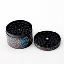 2.5" Mystical Cosmic Art Design Metal Grinder 4 Layers - Box of 6 Display Pack 777 Smoke