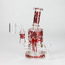 O 7" 2-in-1 Beehive Design Rig with Perc Banger & Bowl Included