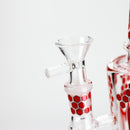 O 7" 2-in-1 Beehive Design Rig with Perc Banger & Bowl Included