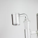 O 9" 2-in-1 Glass Dab Rig with Tree Percolator