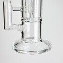 O 9" 2-in-1 Glass Dab Rig with Tree Percolator