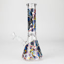 O 10" Sugar Skull New Design Glass Beaker Bong – Glow in the Dark