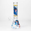 O 10" Turtle Design Glass Beaker Bong – Glow in the Dark