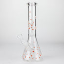 10" Cherry Blossom New Design Glass Beaker Bong Glass Bong 777 Smoke White