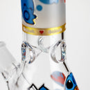 O 10" Turtle Design Glass Beaker Bong – Glow in the Dark