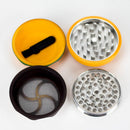 O 3" Hamburger Shape Metal Grinder 4 Layers - Box of 6