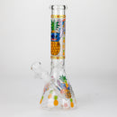 O 10" Turtle Design Glass Beaker Bong – Glow in the Dark