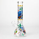 O 10" Turtle Design Glass Beaker Bong – Glow in the Dark