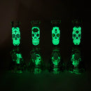 O 10" Sugar Skull New Design Glass Beaker Bong – Glow in the Dark