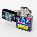 Mushroom Spirit Design Flip-Top Lighter – Box of 24