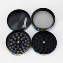 2.5" Popcorn Design High Quality Metal Grinder 4 Layers – Box of 12