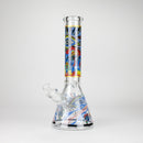 14" Eye Design 7mm Thick Heavy-Duty Glass Beaker Bong