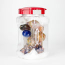 4.5" Premium Glass Pipe – 10 Pieces in Display Jar Glass Pipe Bongzie Smokes