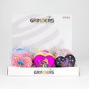 3" Heart-Shaped Mushroom Design Metal Grinder – 4-Layer, Box of 12