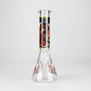 10" Hip Hop Design Glass Beaker Bong