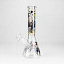10" Hip Hop Design Glass Beaker Bong