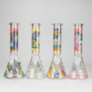 10" Unicorn Design Glass Beaker Bong