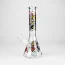 10" Glow-in-the-Dark Monster Design Glass Beaker Bong