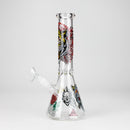 10" Glow-in-the-Dark Monster Design Glass Beaker Bong