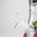 10" Glow-in-the-Dark Monster Design Glass Beaker Bong